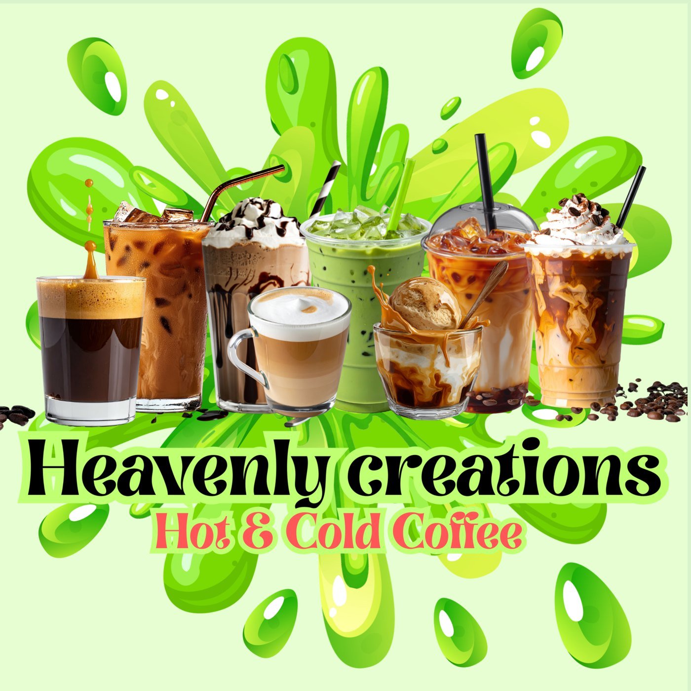 Hot and cold coffee